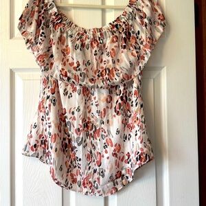 White House Black Market off the shoulder top size 12